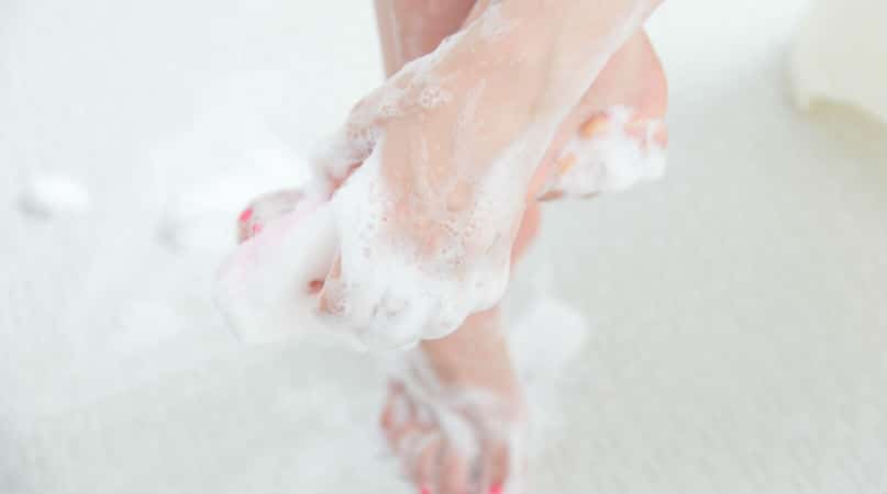 washing your feet